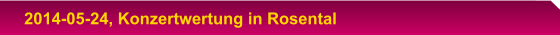 2014-05-24, Konzertwertung in Rosental